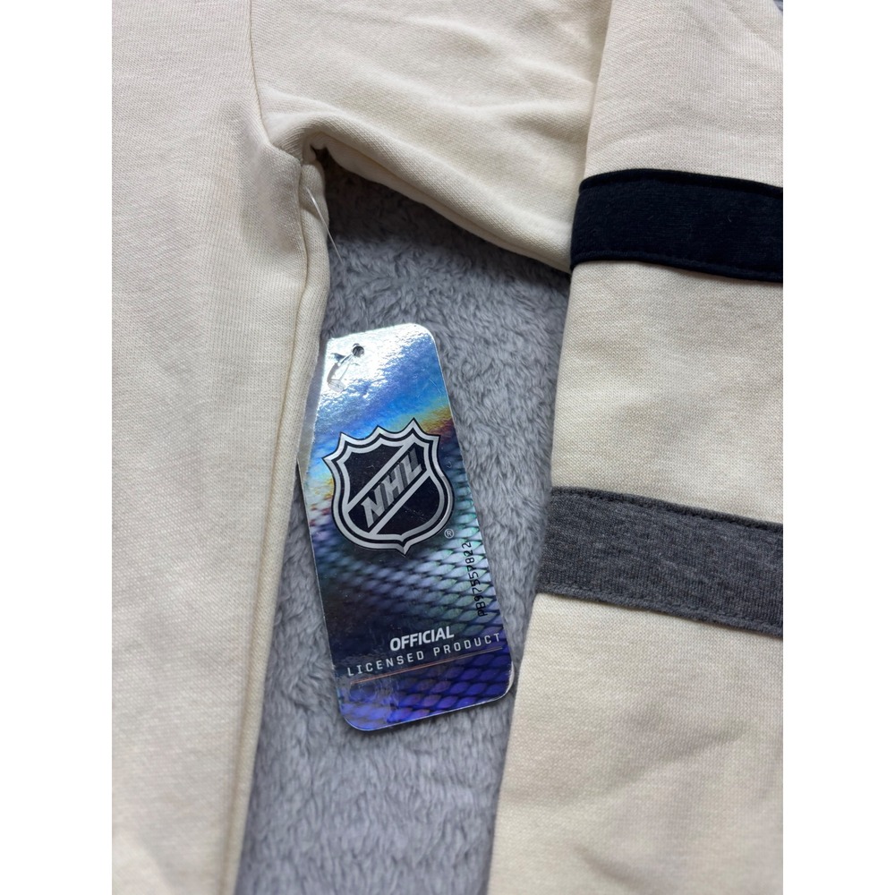 NHL Vegas Golden Knights Womens‎ Cream Lace Up V-Neck Sweatshirt Small NWT - Picture 3 of 5